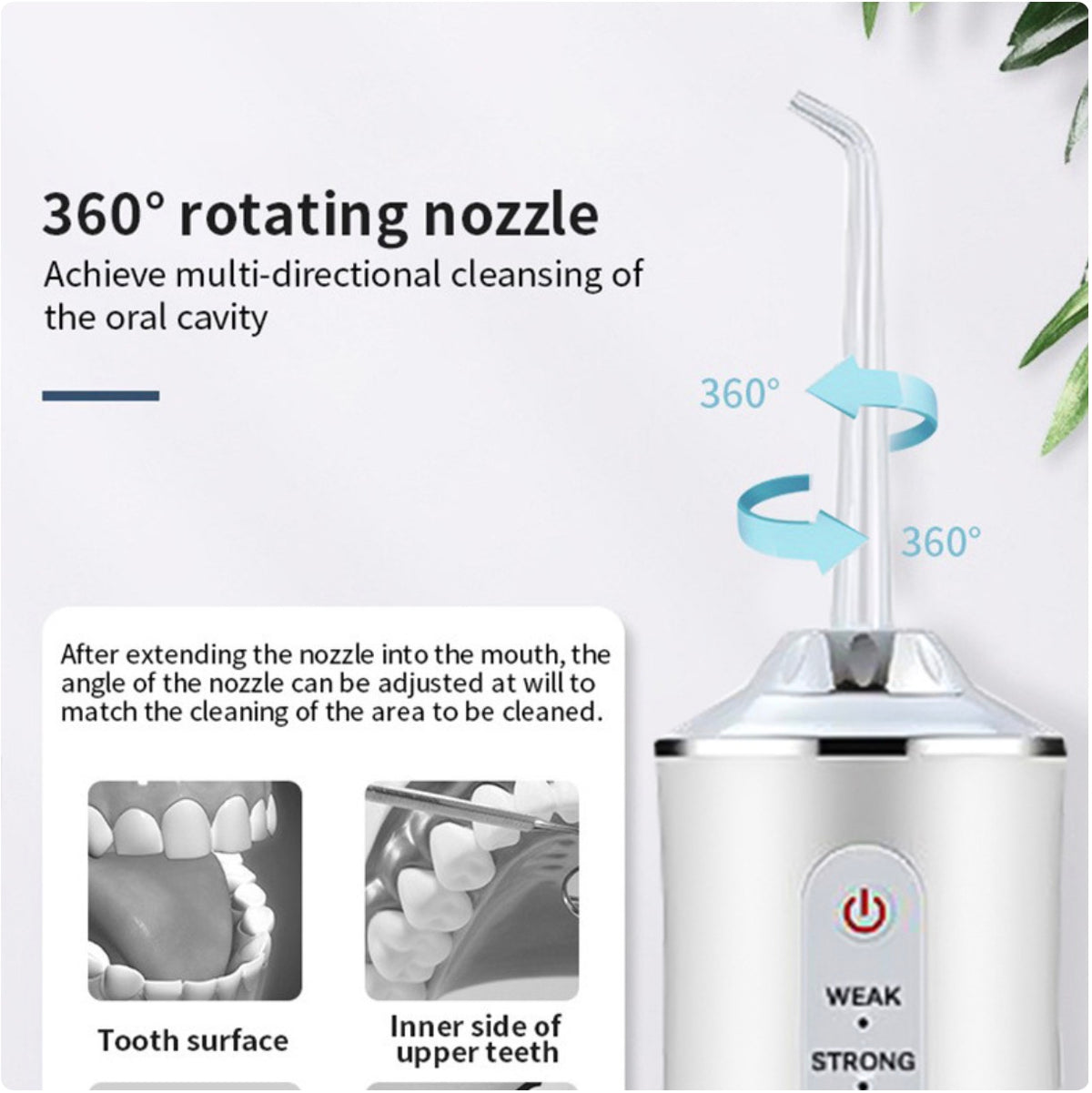Portable oral irrigator