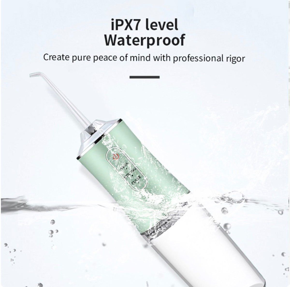Portable oral irrigator